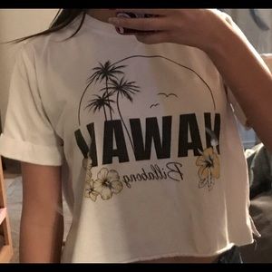 Hawaii crop tee